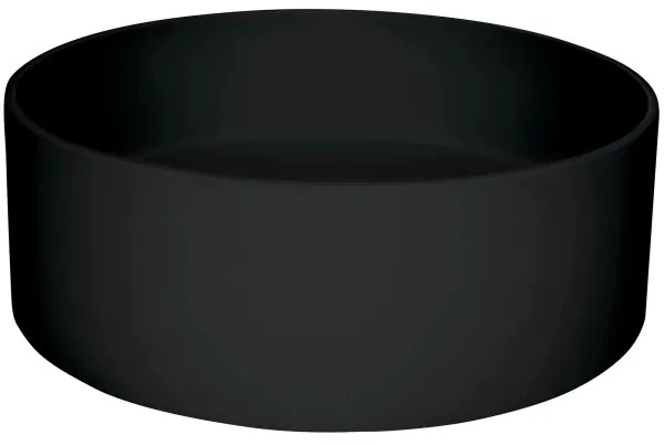 Deante CQS_NU4S - Umývadlo na dosku SILIA pr. 36 cm granit/čierna