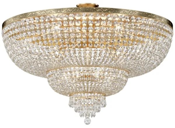 Maytoni DIA890-CL-18-G - Prisadený luster PALACE 18xE27/60W/230V