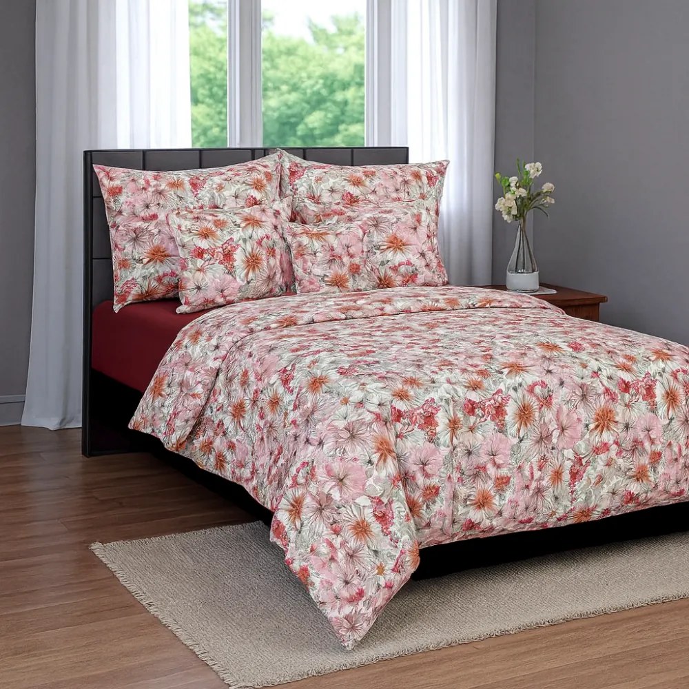 Kvalitex Bavlnené obliečky 5D 140x200 + 70x90 cm – Krásenka