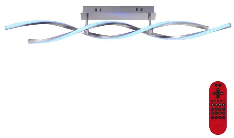 Leuchten Direkt 11993-55 - LED RGB Stmievateľný luster SWING 2xLED/8,5W/230V +DO