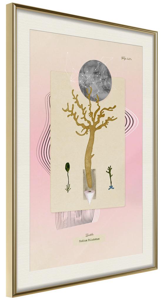 Artgeist Plagát - Unusual Plant [Poster] Veľkosť: 40x60, Verzia: Zlatý rám s passe-partout