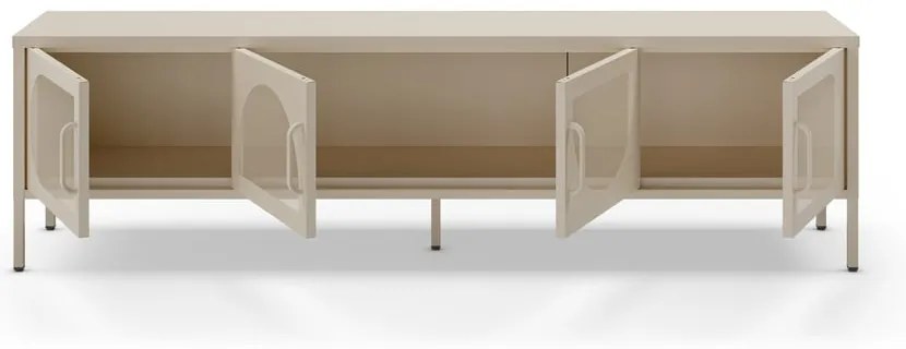 Krémový TV stolík 180x50 cm Tayra – Marckeric