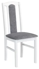 Jedálenská stolička BOSS 7 Biela Tkanina 13B