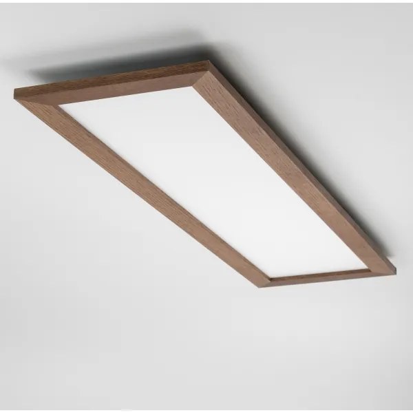 Brilagi - stmievateľné LED svietidlo SLIMFRAME WOOD LED/58W/230V 124x34 cm + diaľkové ovládanie