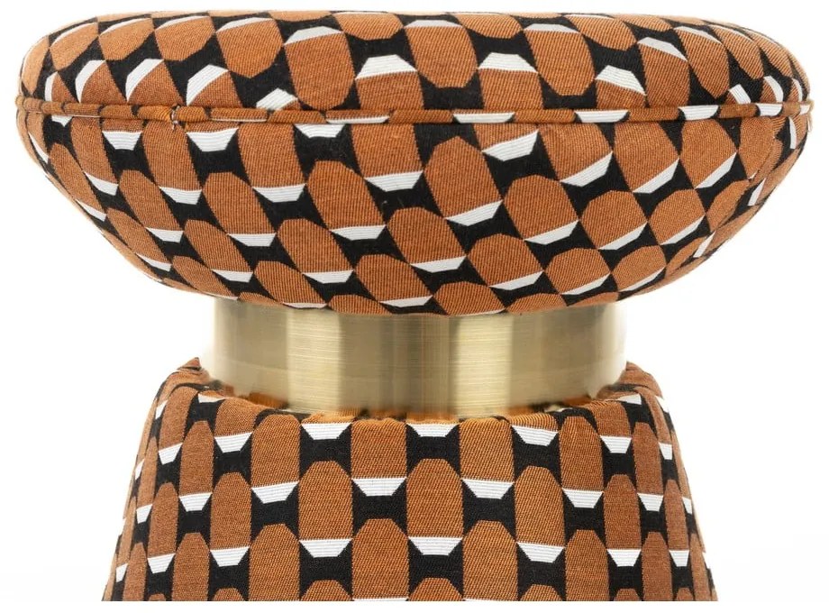 Oranžový taburet Pin – White Label