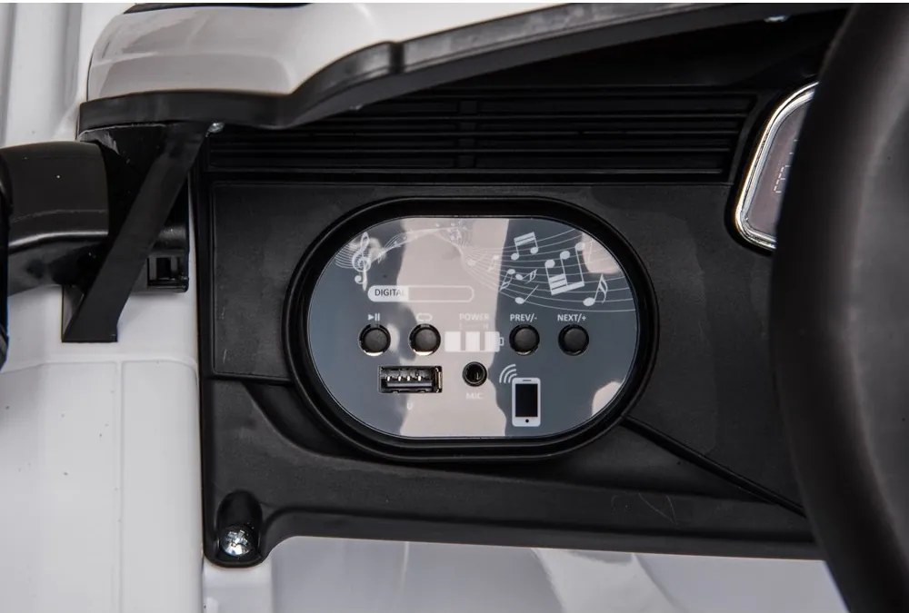 LEAN CARS Audi RS Q8 batériové auto biela