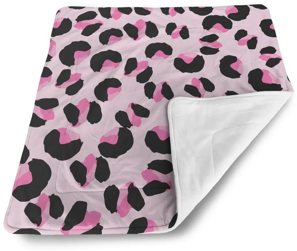 Sablio Deka pre bábätko Ružový gepard - 80x100 cm