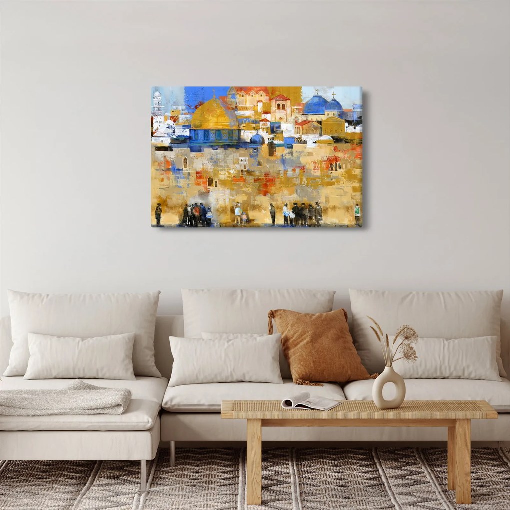 Obraz - Múr nárekov, Jeruzalem, Izrael (90x60 cm)