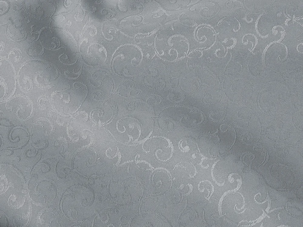 Biante Dekoračný záves TF-086 Ornamenty na sivom 150x200 cm