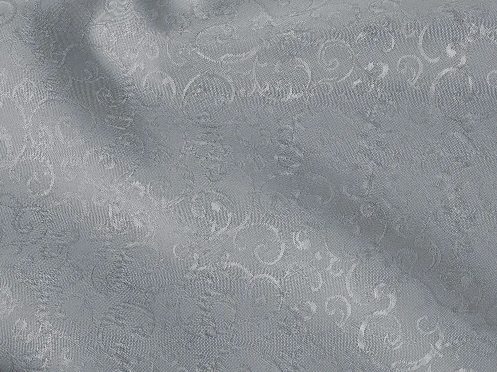 Biante Teflónový obdĺžnikový obrus TF-086 Ornamenty na sivom 80x120 cm