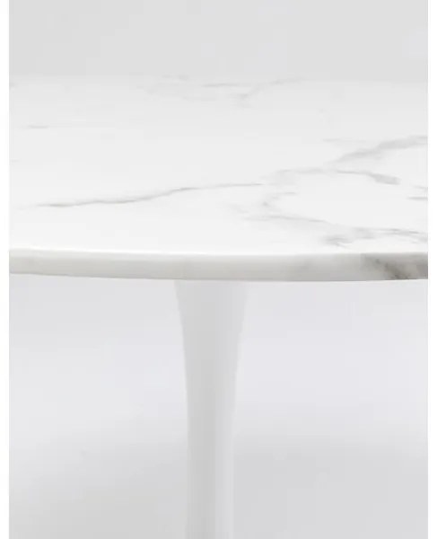 Veneto stôl mramor biely o110 cm