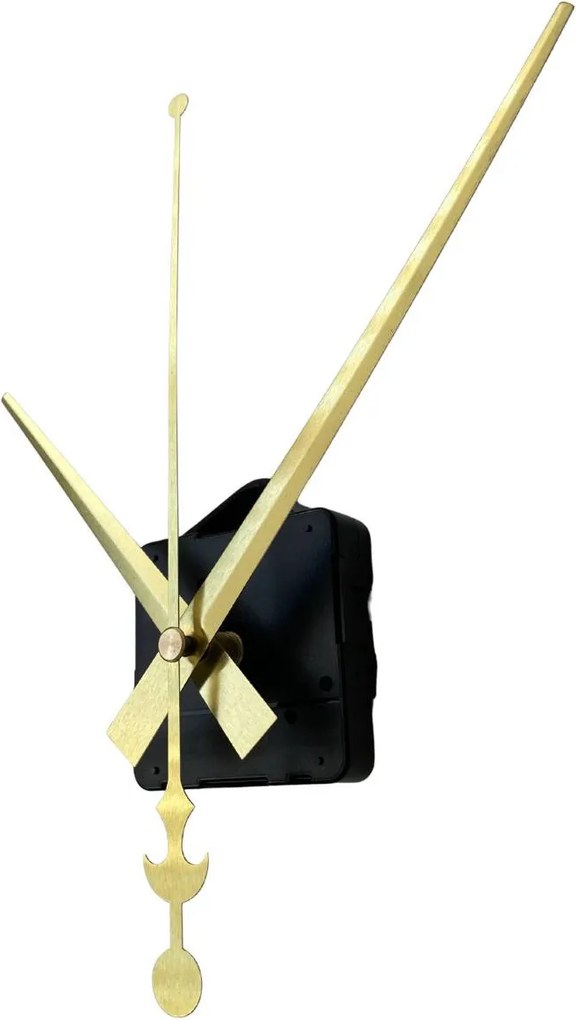 Zlaté hliníkové ručičky na hodiny - dizajn kotvy 16 / 12 cm 4755 R106