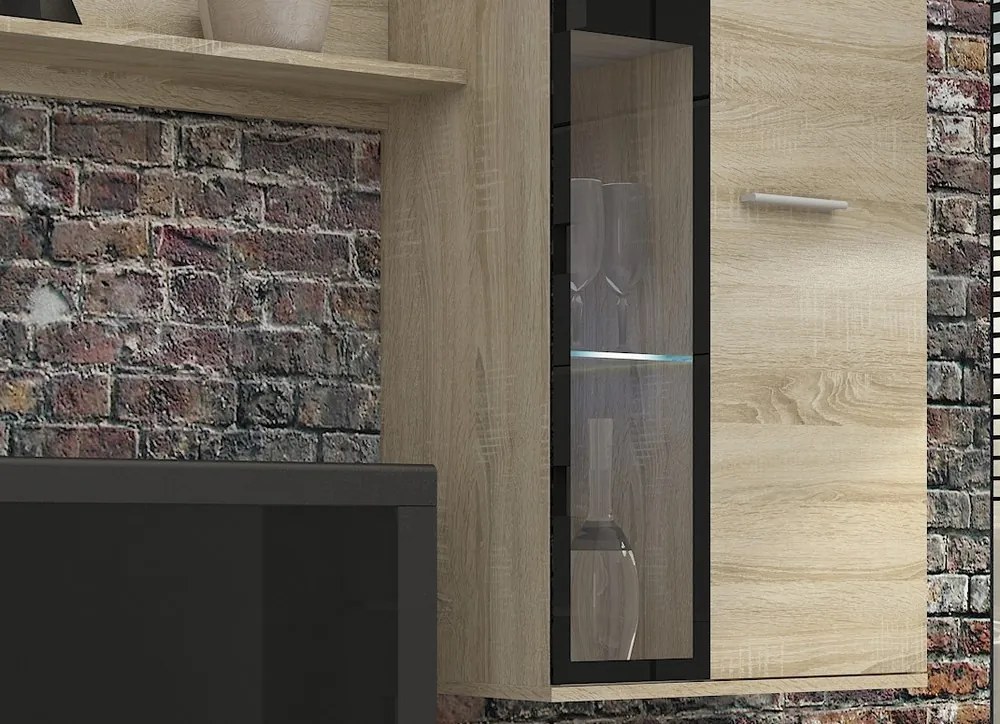 Obývacia stena Samsa, dub sonoma