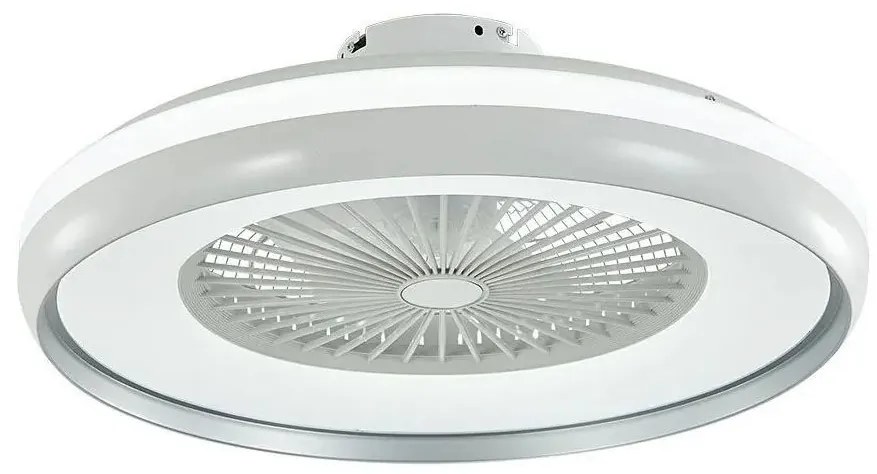 LED Stropné svietidlo s ventilátorom LED/45W/230V 3000/4000/6500K šedá