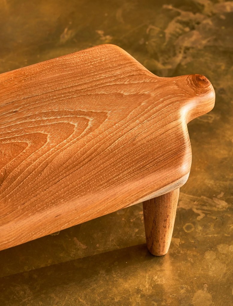 Garden Trading Servírovacia doska na nôžkach Teak Wood 45 cm
