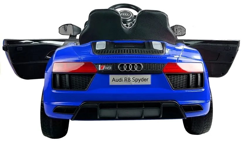 LEAN CARS ELEKTRICKÉ AUTÍČKO AUDI R8 SPYDER - NELAKOVANÉ - MODRÉ - 2x45W - 2x6V4,5Ah - 2021