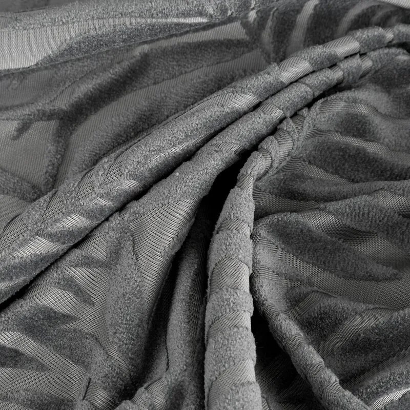Dekorstudio Záves LIVIA na dekoračných krúžkoch 140x250 cm - oceľovosivý