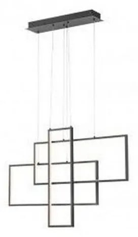 Redo 01-2315 - LED Stmievateľný luster na lanku PLANA LED/60W/230V čierna