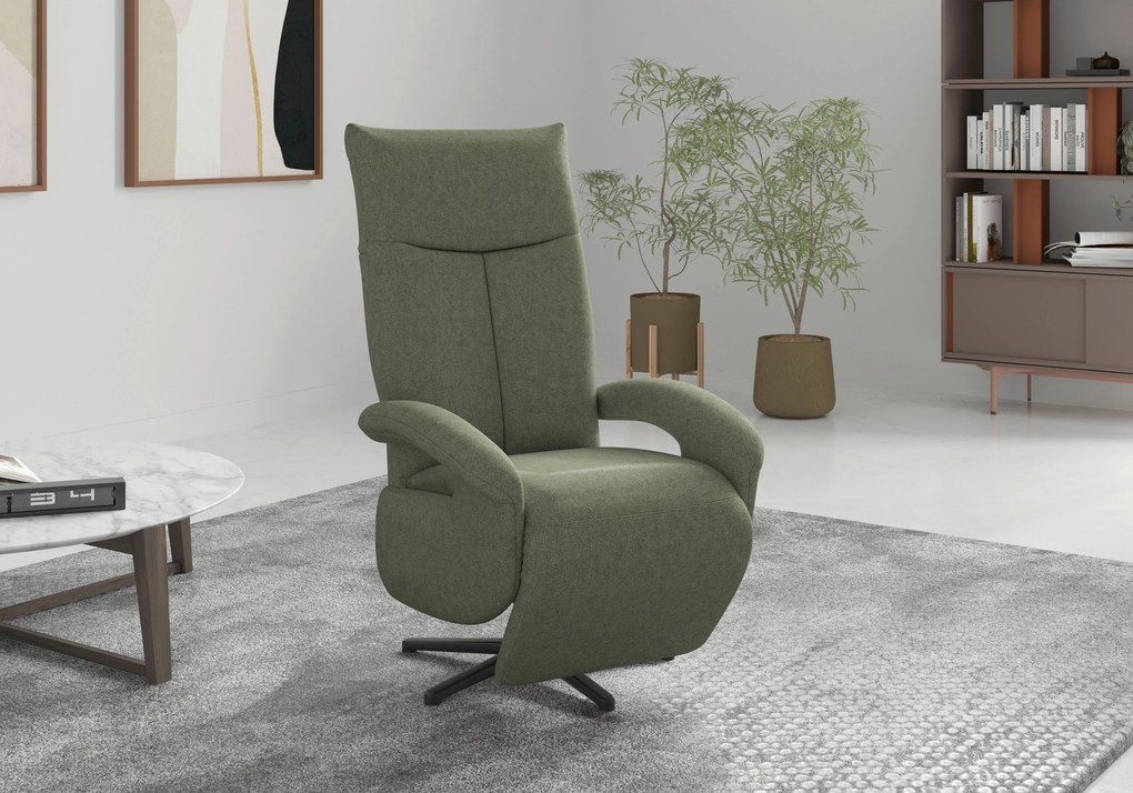 XXXLutz RELAXAČNÉ KRESLO, textil, olivovozelená Sit & More - Online Only obývacie izby - 00014401853J