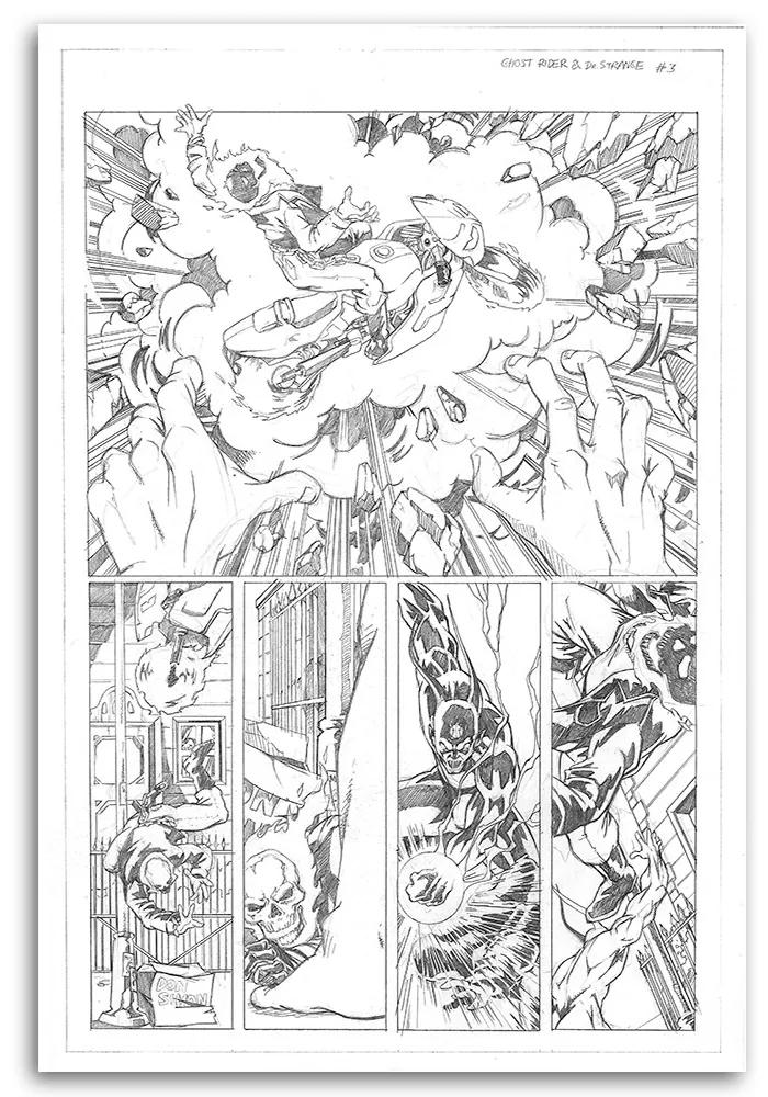 Gario Obraz na plátne Pouličný bojový komiks - Saqman Rozmery: 40 x 60 cm