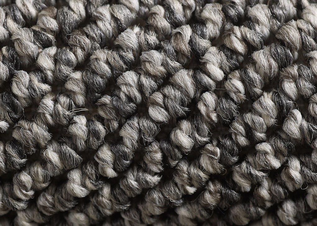 Ayyildiz, Koberec behúň Loom 4300 Grey, 80x250, šedá, obývacia izba