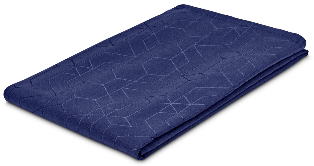 Žakárový obrus, nadmerná veľkosť, modrý