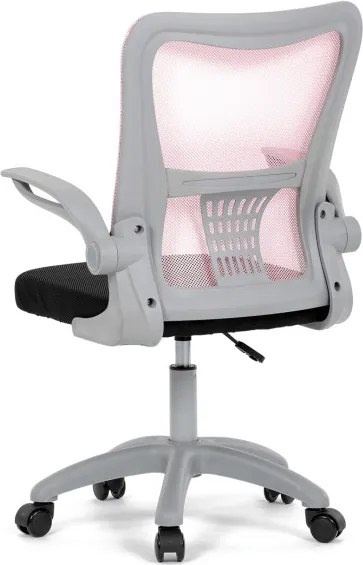 Detská otočná stolička ružová KA-K2008 PINK