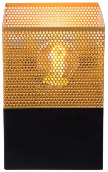 Lucide 21223/01/02 - Nástenné svietidlo RENATE 1xE27/40W/230V zlatá/čierna