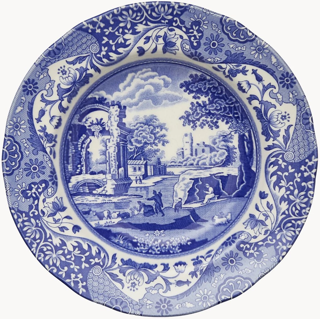Hlboké taniere Blue Italian, 4 ks