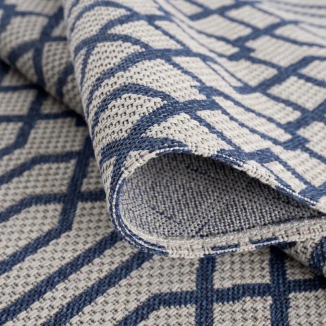 Koberec Casa Cotton 21421 sivý / granátový