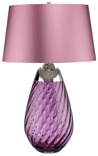Elstead LENA-TL-L-PLUM - LED Stolná lampa LENA 1xE27/40W/230V 74 cm ružová
