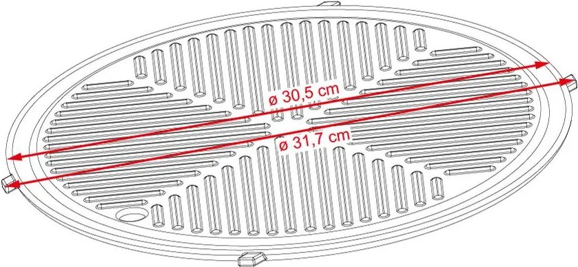 Liatinová grilovacia doska EVER - GRILL FLEX pre gril NEVADA, FLORIDA