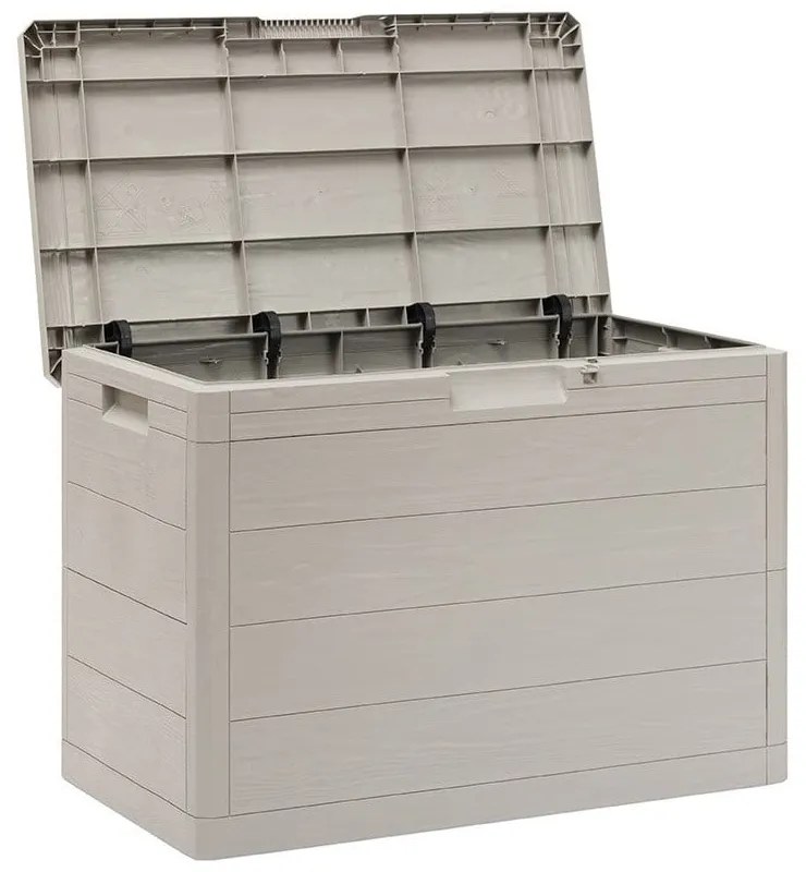 Béžový záhradný úložný box Woodys – Toomax