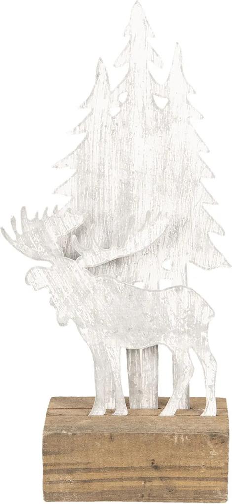 Dekorácie Vianočný strom s žreby - 13*8*28 cm