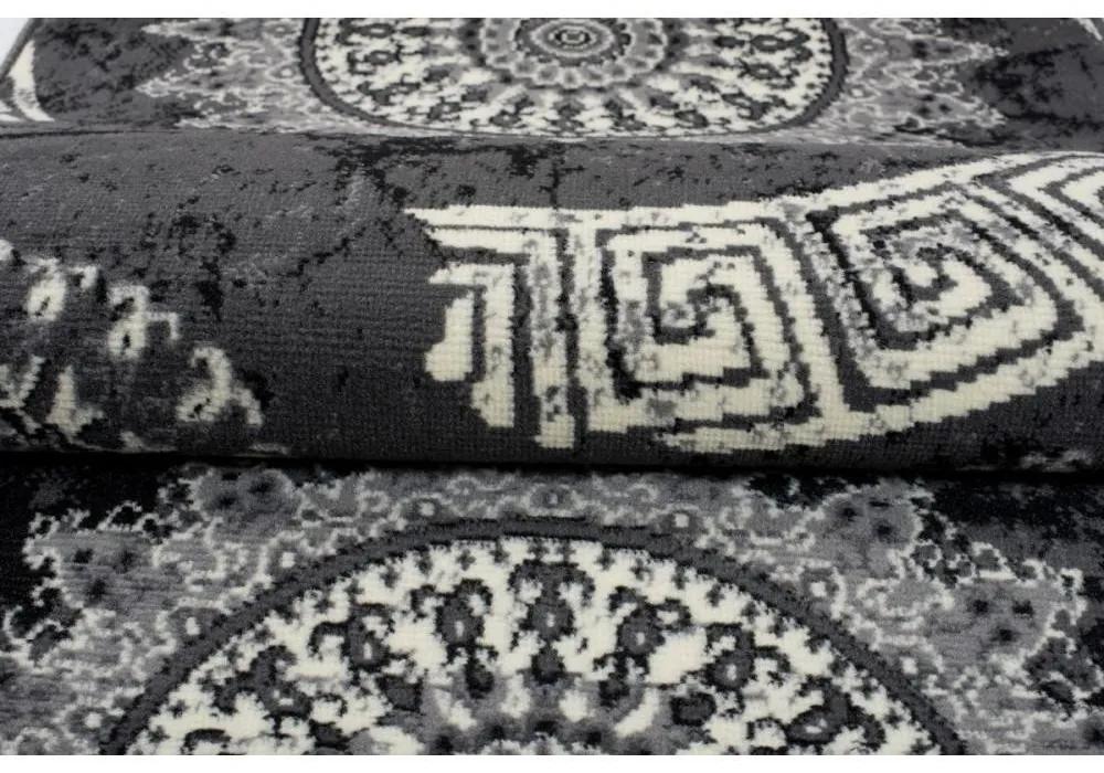 Kusový koberec PP Jamin šedý atyp 80x300cm