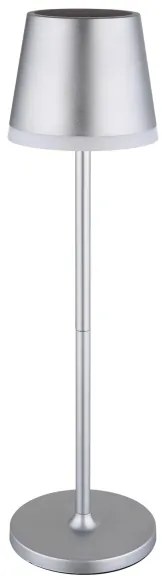 Globo 36637SM - LED Solárne svietidlo LED/0,6W/3V 3000K IP44 matný chróm