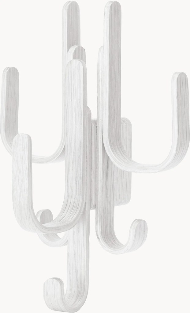 Nástenný vešiak z dubového dreva Woody, ručne vyrobený