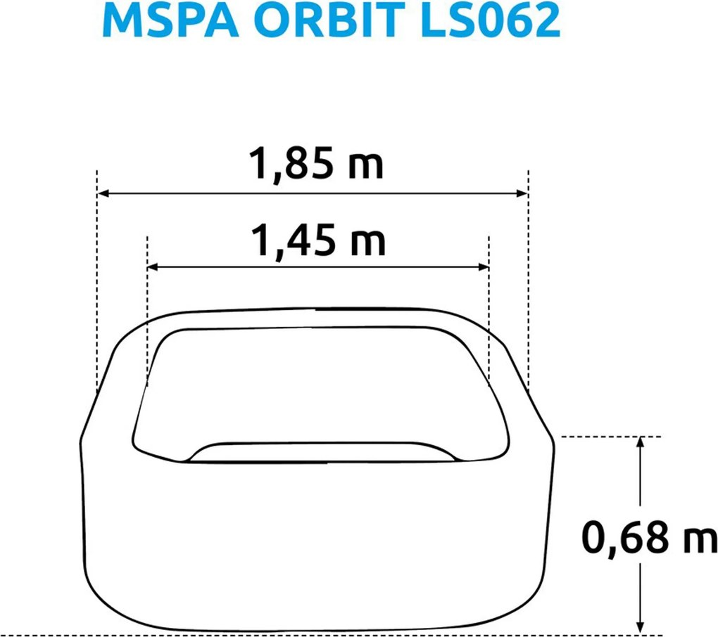 Mspa | Vírivý bazén MSPA Orbit LS062 | 11400271