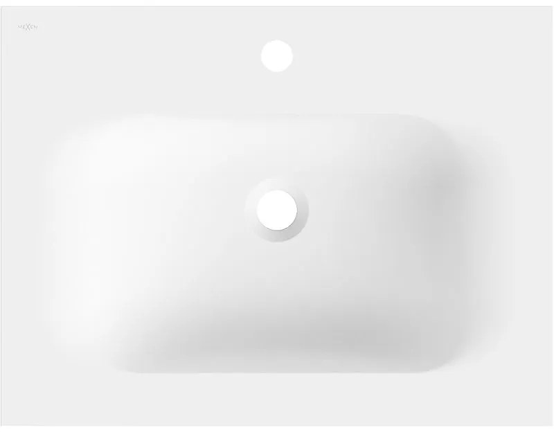 Mexen Vela, umývadlo na zapustenie 61 x 46,5 cm, biela matná, 25236001