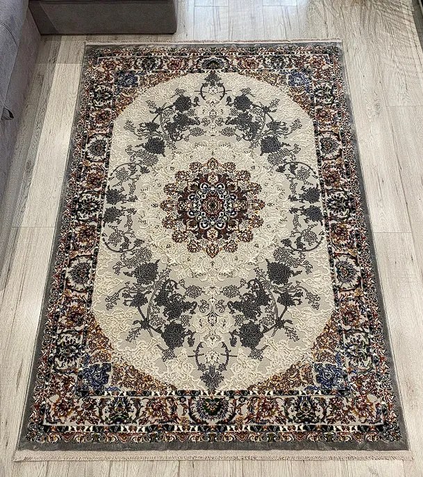 HU Viacfarebný orientálny koberec Kinki 29026-GOLD/GOLD Rozmer: 80x150 cm