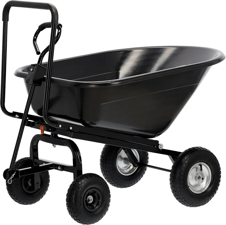 CH Čierny záhradný vyklápací vozík Westy - 160 l