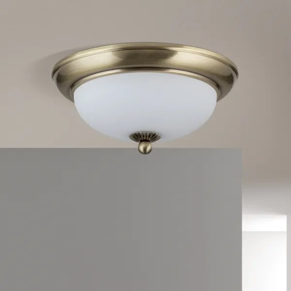 Orion - Stropné svietidlo EMPIRA 2xE14/40W/230V pr. 26,5 cm bronz