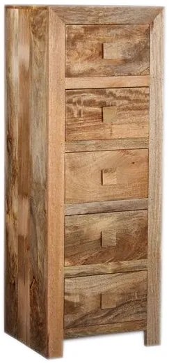 furniture-nabytek.cz - Zásuvková komoda masív z dreva manga 60x120x45