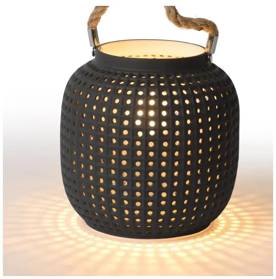 Lucide 13525/01/36 - Stolná lampa SAFIYA 1xE14/25W/230V antracit