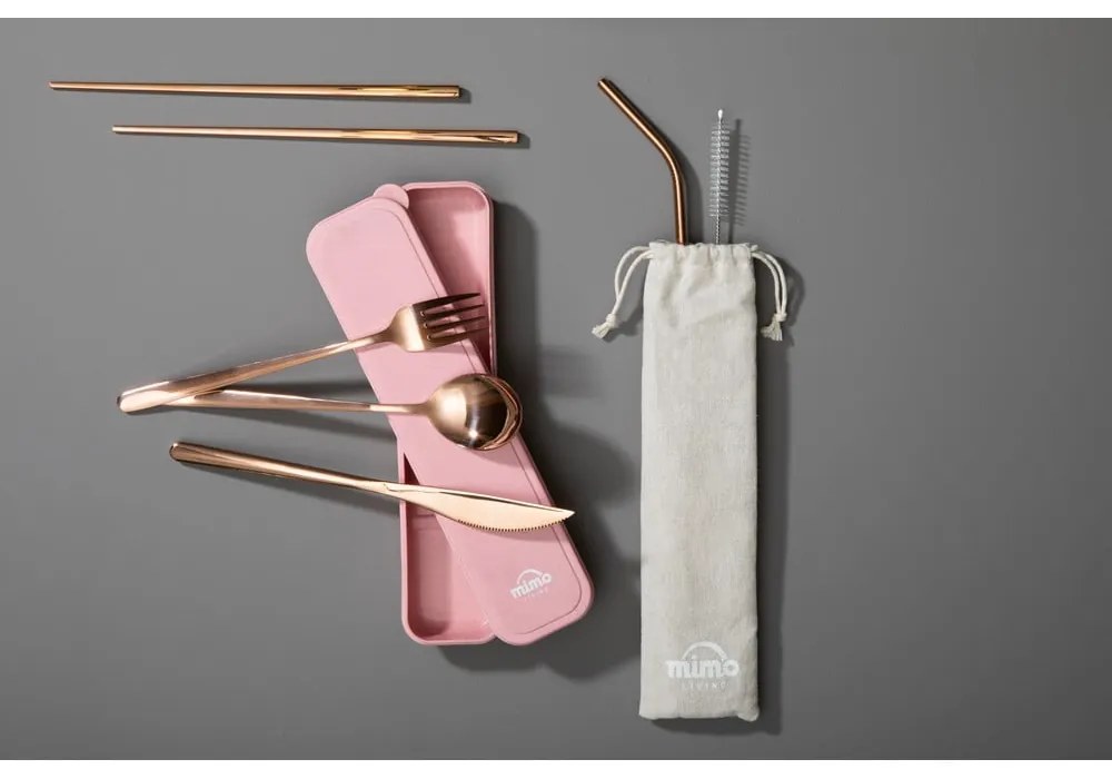 Antikoro príbor v medenej farbe 6 ks Mimo – Premier Housewares