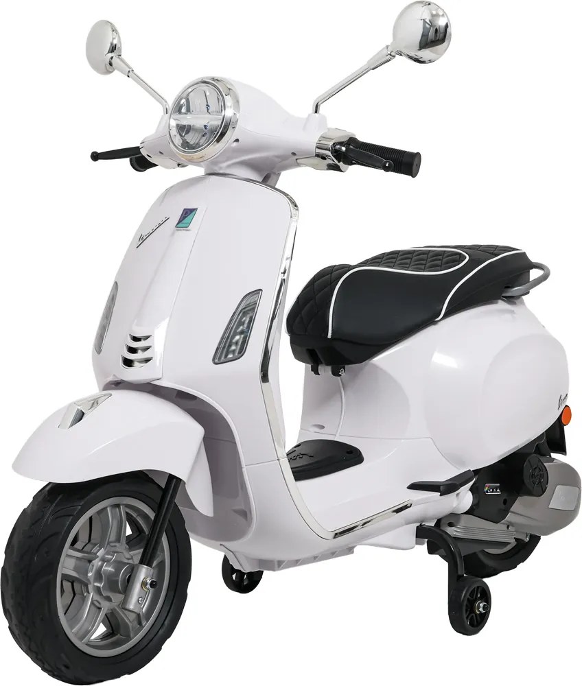 Ramiz Vespa Scooter ROMA Biela Detský motocykel