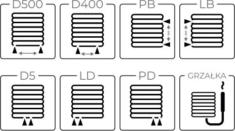 Regnis Kreon Zenit, vykurovacie teleso 1000x550 mm, 541W, sivá, KZ100/55/RAL7001