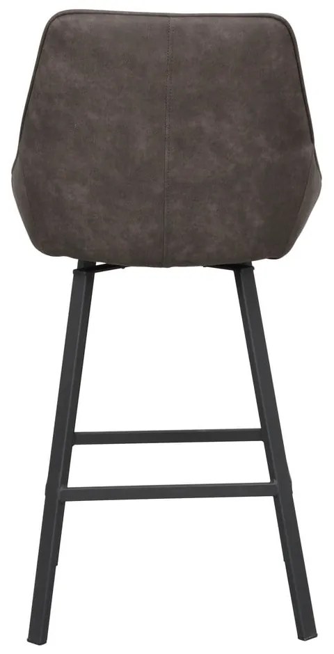 Sivé barové stoličky v súprave 2 ks (výška sedadla 65 cm) Alison – Rowico