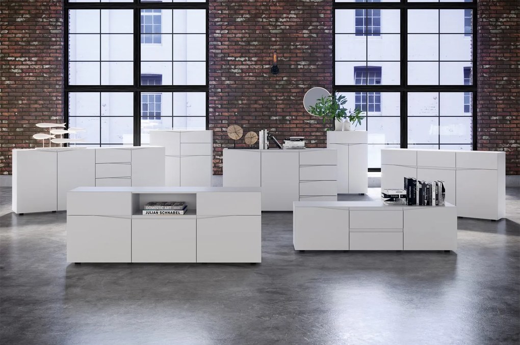 Komoda Lucca 03 200 cm bílá