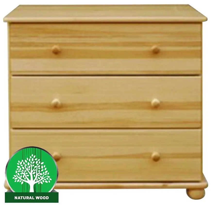 Komoda.K6/3  borovice Merkury